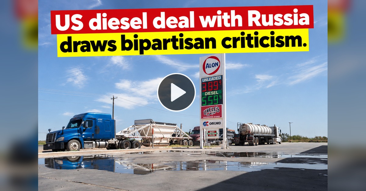 US Diesel Deal With Russia Draws Bipartisan Criticism